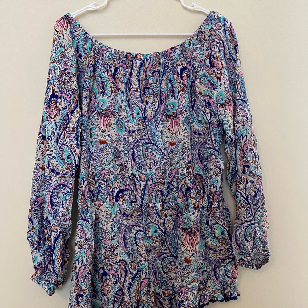 Colorful pattern romper - Picture 3 of 3